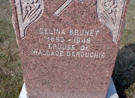 Celine Selena Brunet Derouchie 1882 1948 Find A Grave Memorial