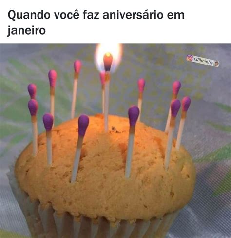 Quando você faz aniversário em janeiro Memes