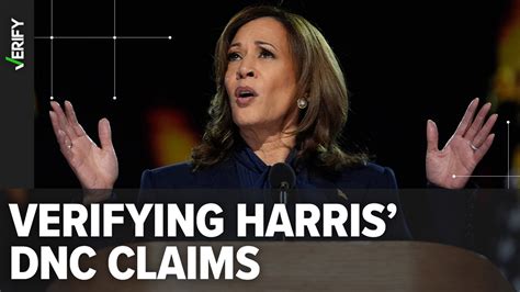 Here Are Claims We Verified From Kamala Harris Dnc Speech