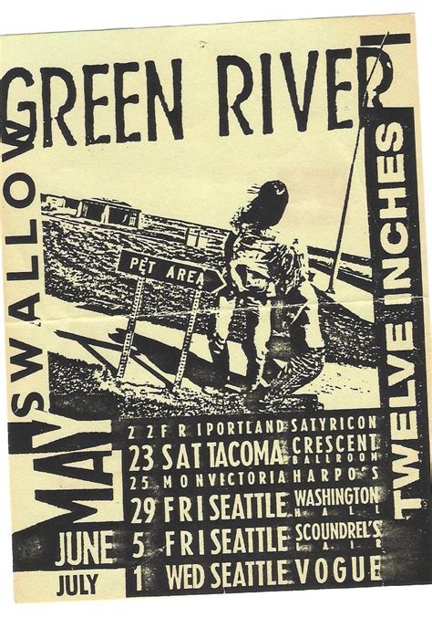 Green River | Green river band, Green river, Band posters