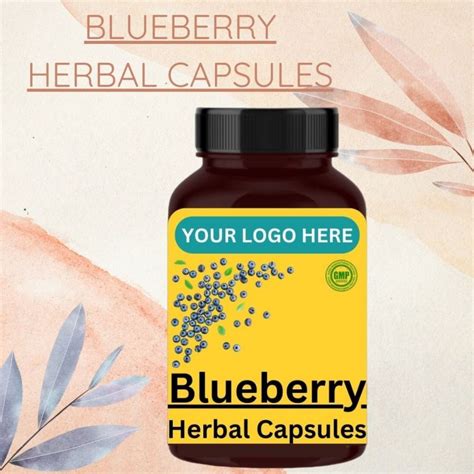 Vanity Vision Blueberry Herbal Capsules Packaging Type Plastic