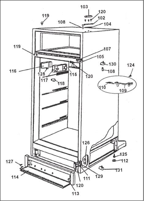 Dpr2260cd Section 1 Image 5 Refrigerator Top Freezer Propane Danby Danby