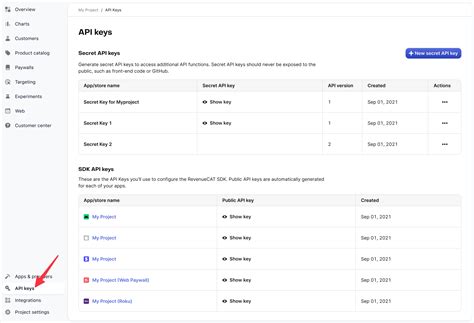 API Keys & Authentication | In-App Subscriptions Made Easy – RevenueCat