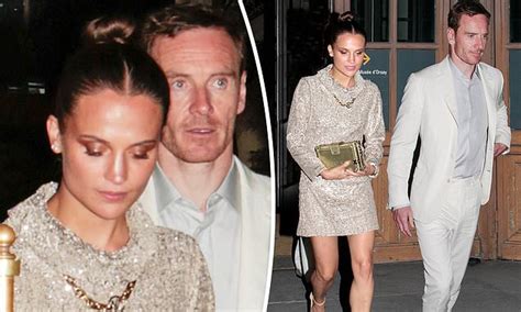 Alicia Vikander Enjoys A Rare Outing With Husband Michael Fassbender At Louis Vuitton Event In