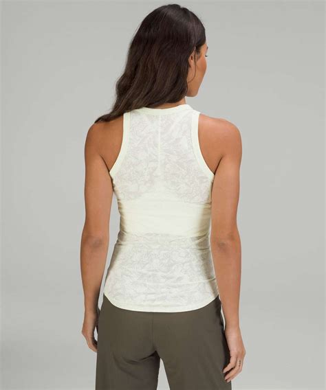 Lululemon Hold Tight Tank Top Jacquard Crumple Mini Jacquard Elixir