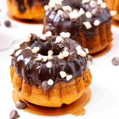 Chocolate Chip Mini Bundt Cakes Veena Azmanov Kitchen