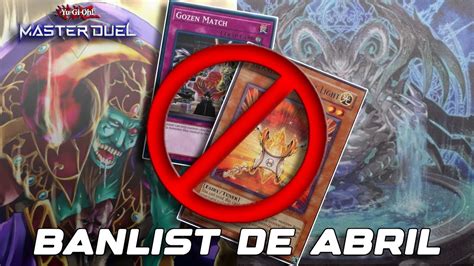 Descubre Las Cartas Más Impactantes De La Banlist En Yu Gi Oh Duelo