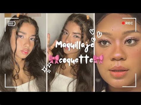 Maquillaje Coquette Facil YouTube