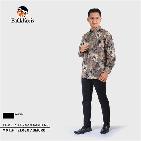 Jual Batik Keris Kemeja Reguler Fit Lengan Panjang Tlogo Asmoro