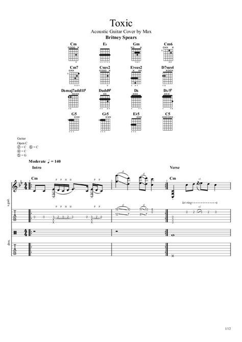 Toxic Guitar Chords