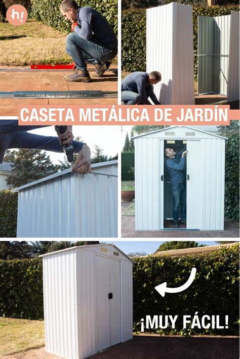 C Mo Instalar Una Caseta De Jard N Met Lica Handfie Diy Casetas De