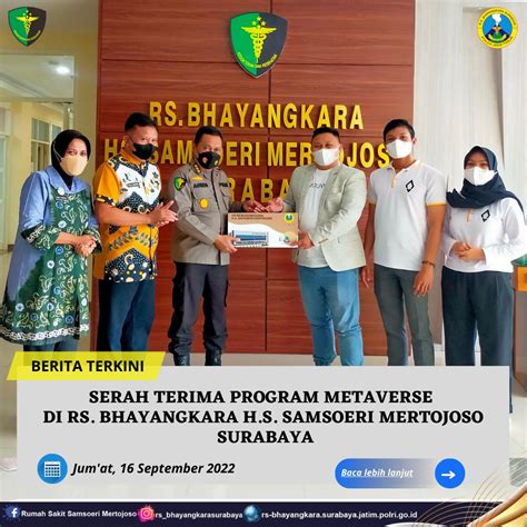 RS Bhayangkara Surabaya Serah Terima Program Metaverse Di Rs