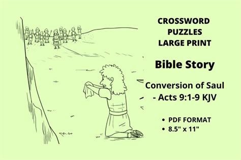 Bible Story Acts Crossword Puzzle Graphic By Joseph Varghese