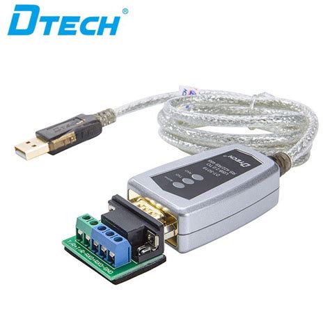 DTECH USB To RS485 RS422 Converter 9 Pin Serial Adapter Cable USB To