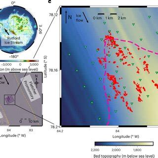 Seismic Network And Icequake Data At Rutford Ice Stream Antarctica A