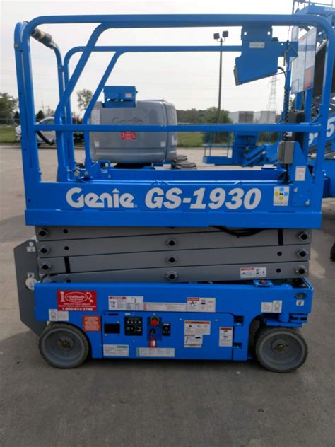 Genie GS 1930 Scissor Lift For Rent WellBuilt Equipment Chicago IL