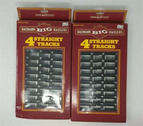 The Original Bachmann Big Haulers 4 Straight Train Track Scale 94511. Lot of 2 | #3927373389