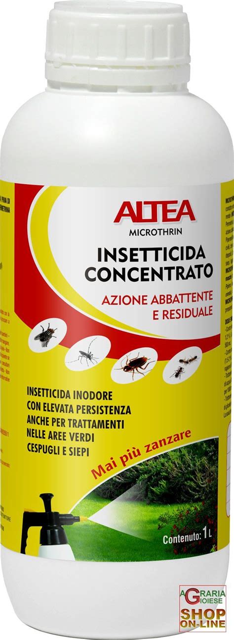 Altea Microthrin Insetticida Concentrato Per Trattamenti Interni Ed