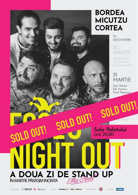 Bilete Bucuresti Fool S Night Out Sala Palatului 21 Martie 21