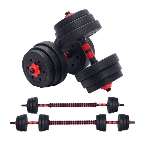 Jual Dumbbell Barbel Set 20 Kg Set Peralatan Fitness Otot Shopee