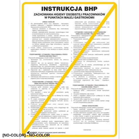 Zz Ibg Instrukcja Bhp I Ppo Bhp Zachowania Higieny Osobistej