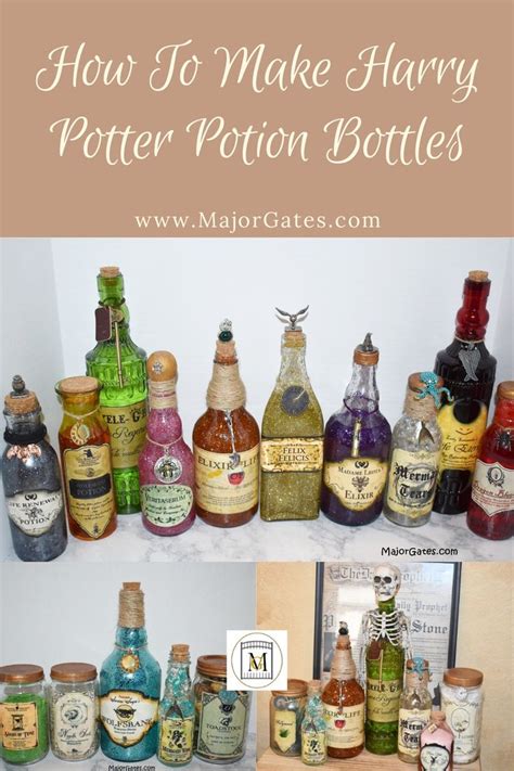 Harry Potter Potion Bottles Harry Potter Potions Harry Potter Diy