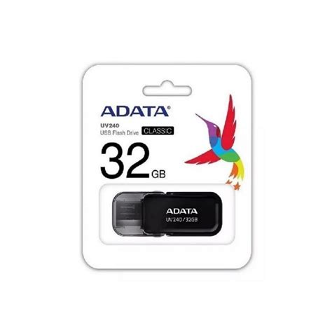 PENDRIVE ADATA 32 GB NEGRO UV240 CLASSIC