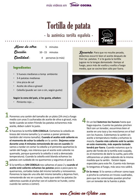 Tortilla de Patatas Española ¡Trucos y Consejos! - Tonio Cocina