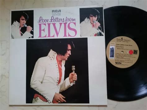 Elvis Presley Love Letters From Us Rca Victor Lsp 4530 Vinyl Lp Vinyl