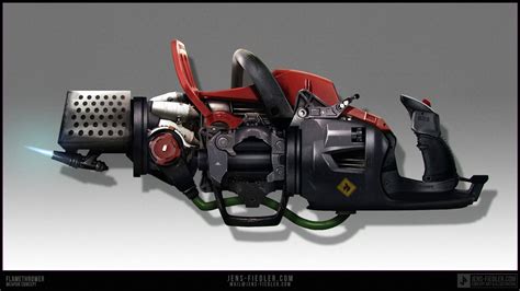 Jens Fiedler Concept Artist And Illustrator For Games And Films Modern Weapons