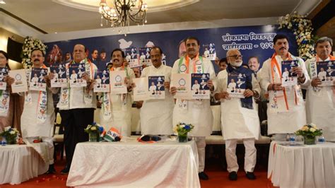 IN PHOTOS Ajit Pawar Led NCP Releases Manifesto For Lok Sabha