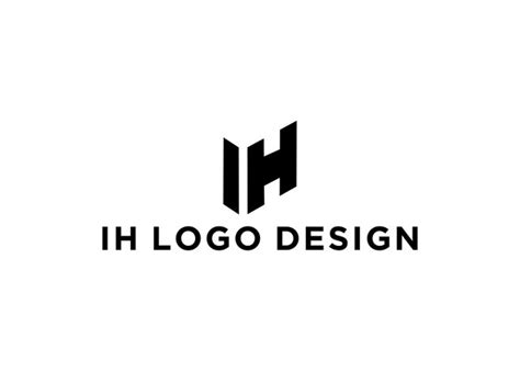 Premium Vector Ih Logo Design Vector Illustration