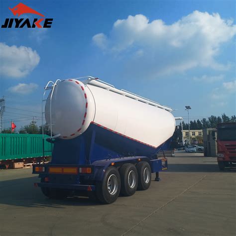 3 Axle 45 Cbm Cement Bulker Semi Trailer Cement Tank Truck Tanker