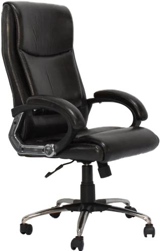 High Back Black Revolving Leather Office Chair At Rs In Lucknow