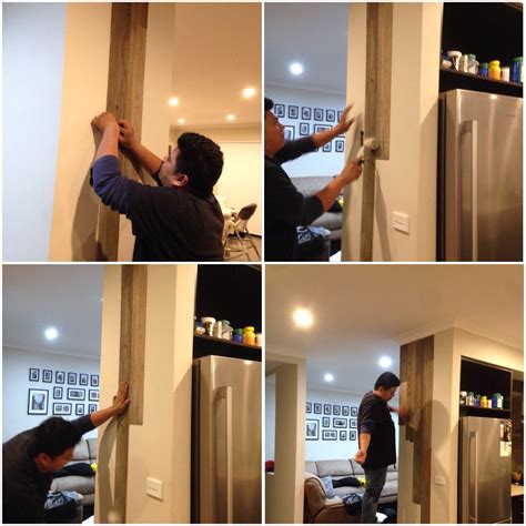 Knick Knacks Here And There Diy Feature Wall Using Stikwood Reclaimed