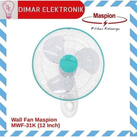 Jual Kipas Angin Dinding Maspion Mwf K Wall Fan Inch Shopee