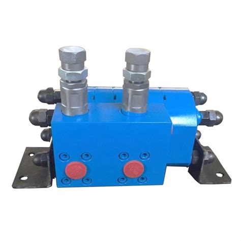 China Cast Iron 2 Groups Hydraulic Synchronous Gear Flow Dividers Manufacturers Suppliers