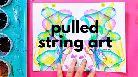 How To Do The Classic Pulled String Art Project Youtube