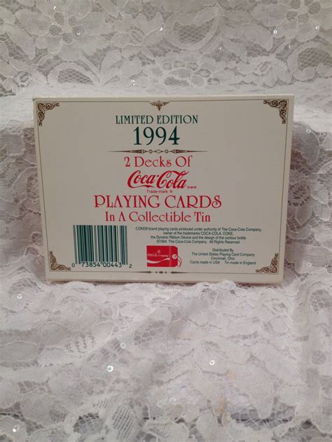 Limited Edition Coca Cola Nostalgia Playing Cards Double Deck Etsy