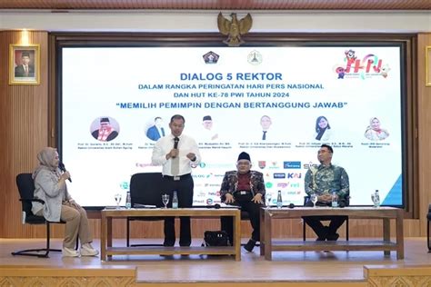 Usm Jadi Tuan Rumah Dialog Rektor Pada Peringatan Hari Pers Nasional