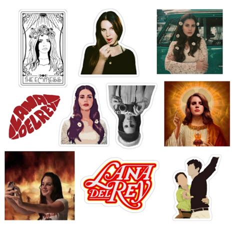 Stickers Lana Del Rey Amour Mystique