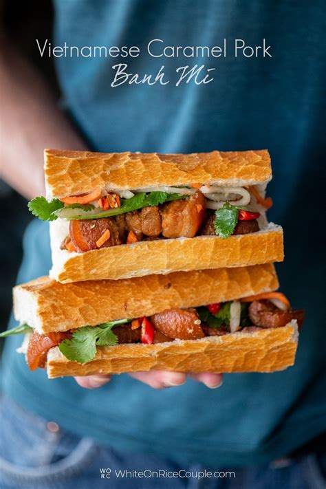 Vietnamese Braised Caramel Pork Belly Banh Mi Sandwich Artofit