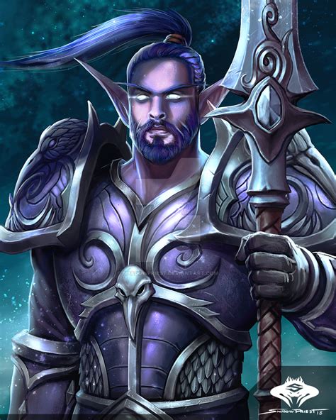 Commission Night Elf Warrior By Shadowpriest Elf Warrior