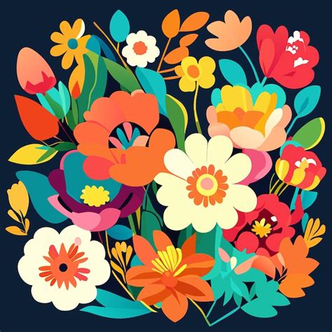 Ilustra O Vetorial De Flores Vetor Premium