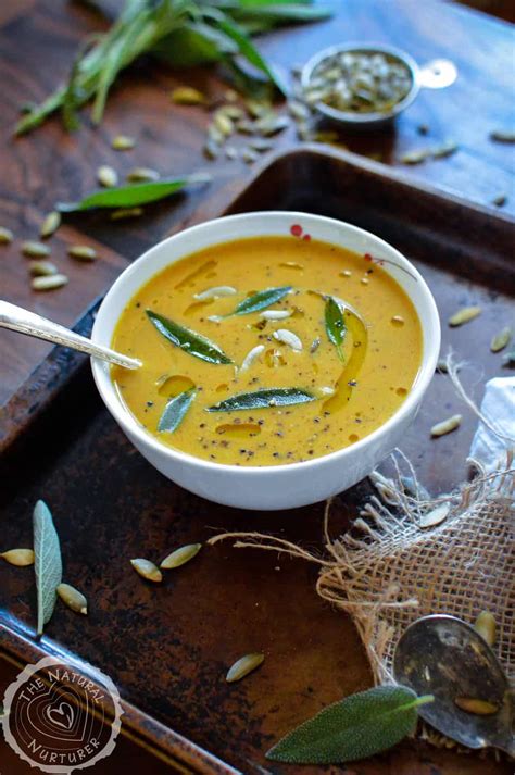 Savory Pumpkin Soup The Natural Nurturer