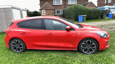 Ml 2018 Ford Focus St Line X Red Hatchback No Vat Date Of Registration 28 09 2018mot Due