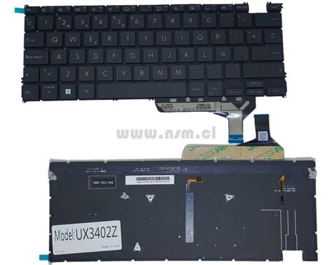 Teclado Español Negro ASUS Zenbook UX3402 UX3402V UX3402Z UM3402 Series