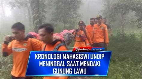 Kronologi Mahasiswi Undip Meninggal Saat Mendaki Gunung Lawu Sempat