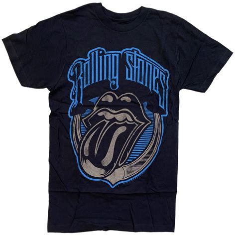 The Rolling Stones The Rolling Stones Mens Distressed Tongue Print Tee