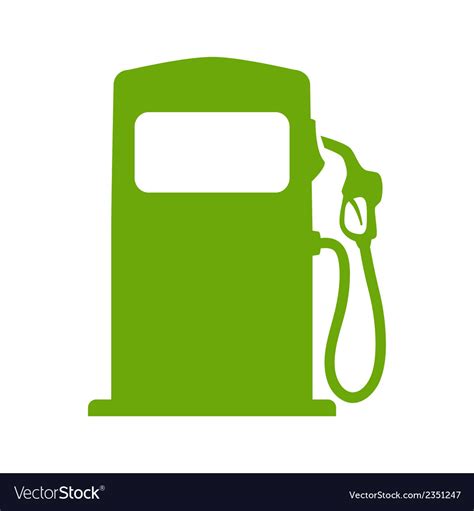 Green Fuel Pump Royalty Free Vector Image VectorStock